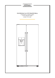 Instrukcja Kernau KFSB 1795 D BS Lodówko-zamrażarka