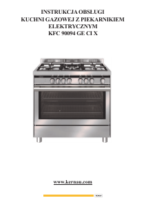 Instrukcja Kernau KFC 90094 GE CI B Kuchnia