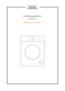 Manual Kernau KFWM 8512 I R Washing Machine