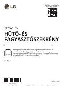 Használati útmutató LG GBV22NCCSW Hűtő és fagyasztó