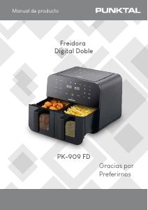 Manual de uso Punktal PK-909 FD Freidora
