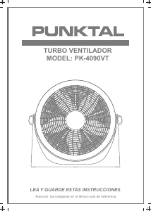 Manual de uso Punktal PK-4090 VT Ventilador