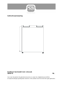 Manual Smart Brand SB4016 Refrigerator