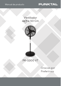 Manual de uso Punktal PK-5300 VT Ventilador