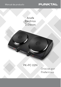 Manual de uso Punktal PK-PC 02 N Placa