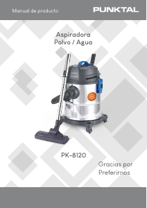 Manual de uso Punktal PK-8120 Aspirador