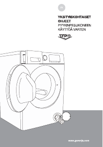 Käyttöohje UPO PI712BS Pesukone