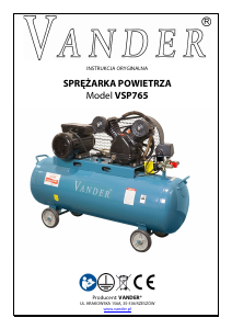 Instrukcja Vander VSP765 Kompresor