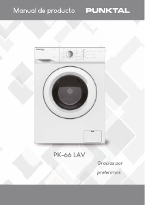 Manual de uso Punktal PK-66 LAV Lavadora