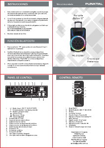 Manual de uso Punktal PK-015 BAT Altavoz