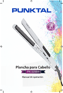Manual de uso Punktal PK-325BW Moldeador
