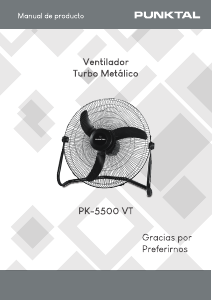 Manual de uso Punktal PK-5500 VT Ventilador