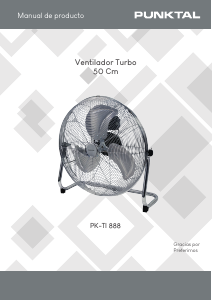 Manual de uso Punktal PK-TI 888 Ventilador