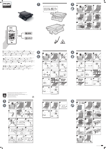 Bruksanvisning Philips HD6307 Kontaktgrill