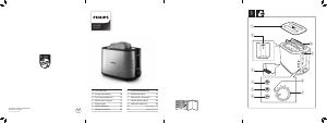 Manual Philips HD2651 Toaster