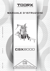 Manuale Toorx CSX-9000 Stazione multifunzione