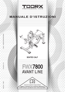 Manuale Toorx FWX-7800 Stazione multifunzione