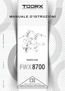 Manuale Toorx FWX-8700 Stazione multifunzione
