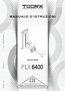 Manuale Toorx PLX-6400 Stazione multifunzione