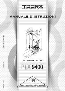 Manuale Toorx PLX-9400 Stazione multifunzione
