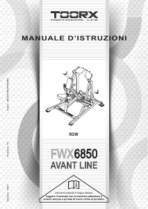 Manuale Toorx FWX-6850 Stazione multifunzione