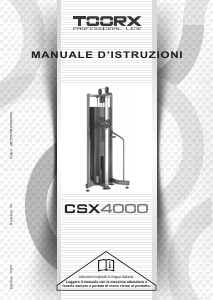 Manuale Toorx CSX-4000 Stazione multifunzione