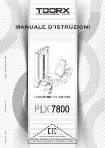 Manuale Toorx PLX-7800 Stazione multifunzione