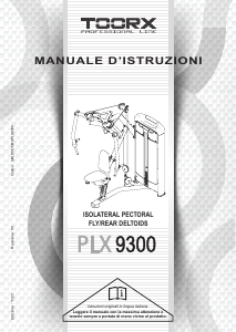 Manuale Toorx PLX-9300 Stazione multifunzione