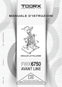 Manuale Toorx FWX-6750 Stazione multifunzione