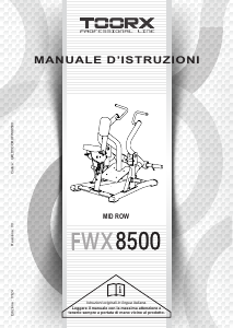 Manuale Toorx FWX-8500 Stazione multifunzione
