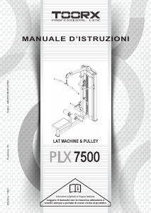 Manuale Toorx PLX-7500 Stazione multifunzione