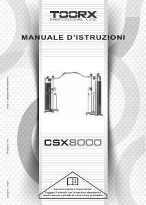 Manuale Toorx CSX-8000 Stazione multifunzione