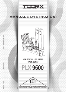 Manuale Toorx PLX-9500 Stazione multifunzione