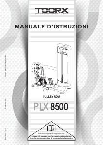 Manuale Toorx PLX-8500 Stazione multifunzione