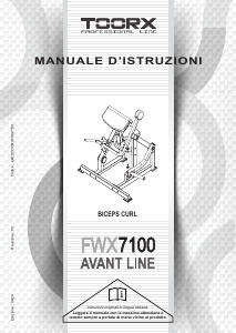 Manuale Toorx FWX-7100 Stazione multifunzione