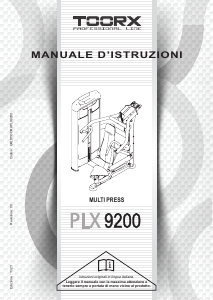 Manuale Toorx PLX-9200 Stazione multifunzione