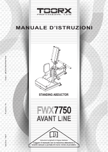 Manuale Toorx FWX-7750 Stazione multifunzione