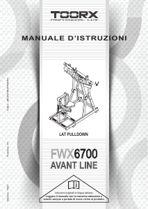 Manuale Toorx FWX-6700 Stazione multifunzione