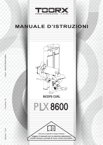 Manuale Toorx PLX-8600 Stazione multifunzione