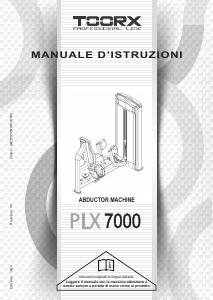 Manuale Toorx PLX-7000 Stazione multifunzione