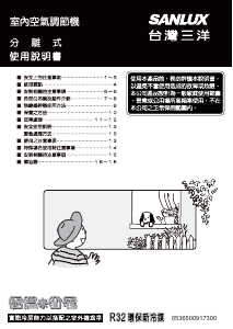 说明书 三洋SANLUX SAC-142VSH 空调