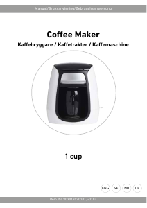 Bruksanvisning Rusta 903013970101 Kaffemaskin