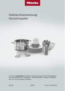 Bedienungsanleitung Miele G 5415 SCi XXL Active Plus Geschirrspüler