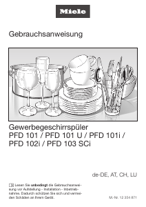 Bedienungsanleitung Miele PFD 103 SCi XXL Geschirrspüler