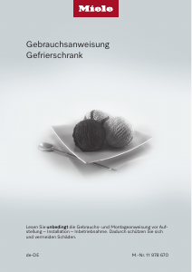 Bedienungsanleitung Miele FN 4778 C Gefrierschrank