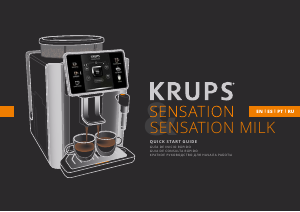 Manual de uso Krups EA910810 Sensation Máquina de café