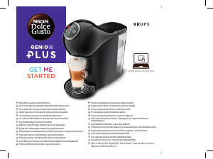 Instrukcja Krups KP340B10 Nescafe Dolce Gusto Genio S Plus Ekspres do kawy