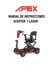 Manual de uso Apex I-Laser Scooter de movilidad