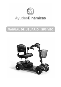 Manual de uso AyudasDinámicas SP5 VEO Scooter de movilidad