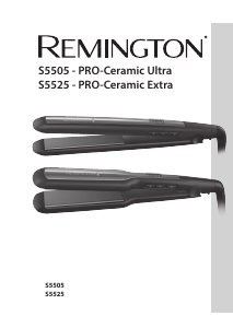 Manuale Remington S5505 PRO-Ceramic Ultra Piastra per capelli